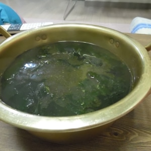 韓国風ワカメスープ